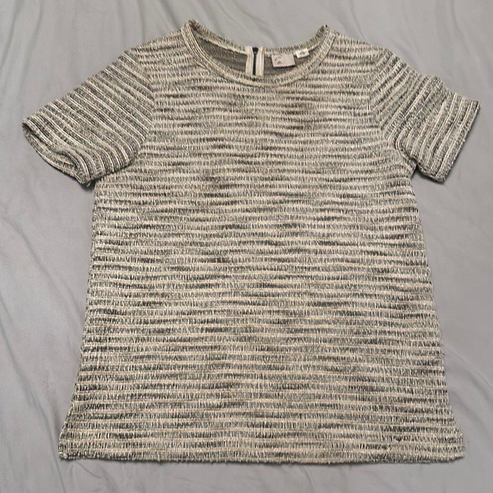 Anthropologie Tweed Short Sleeve - S